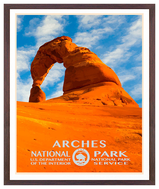 Arches National Park Poster Southwestern Prints And Posters Arches National Park Poster