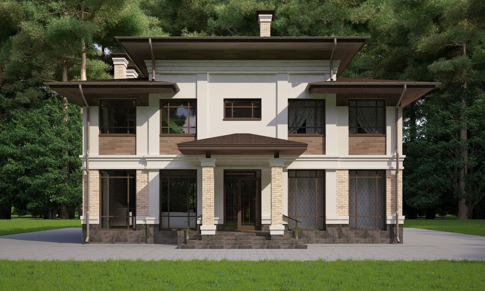 серые русты у сосен