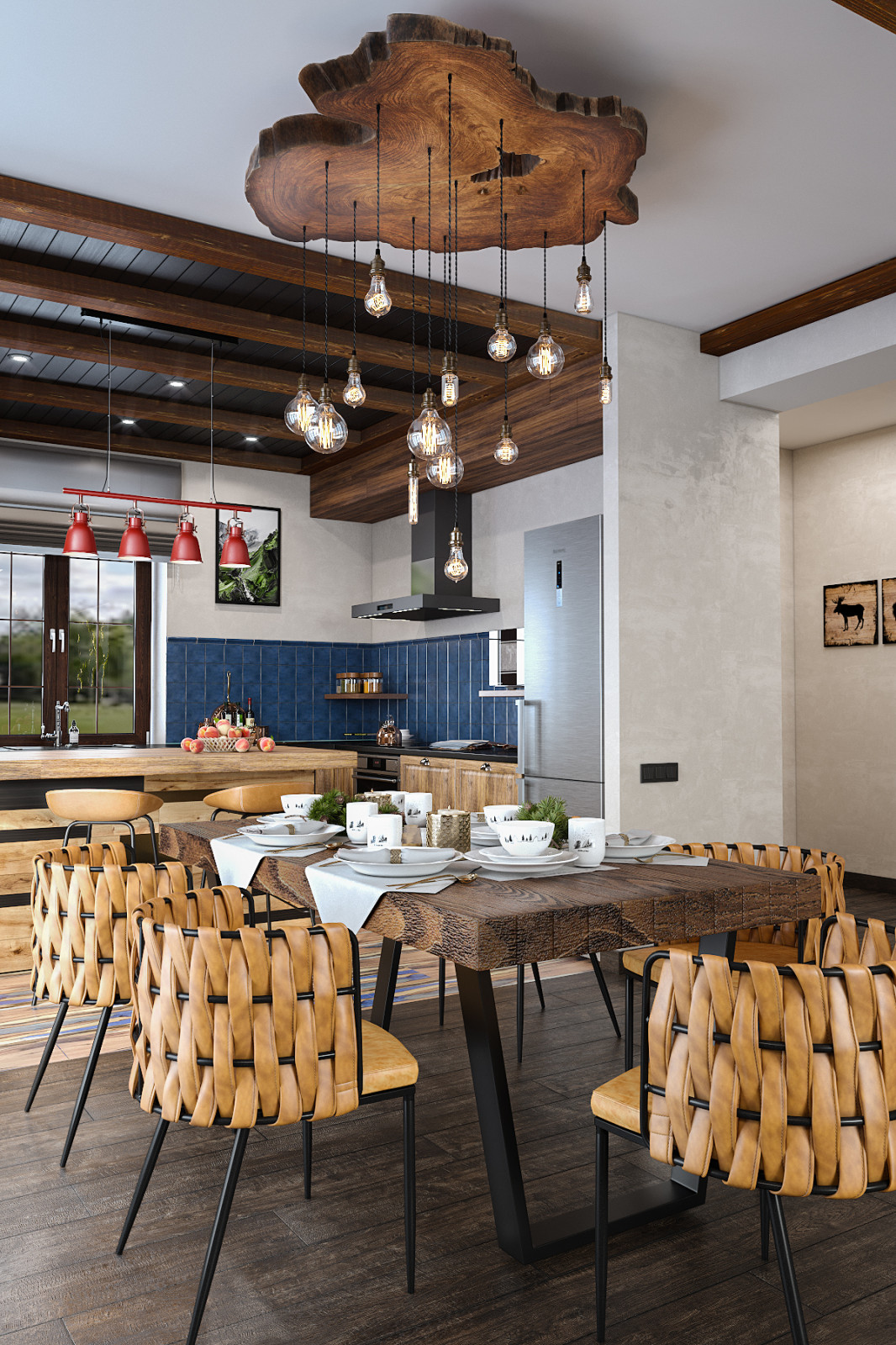 Загородный дом типа шале