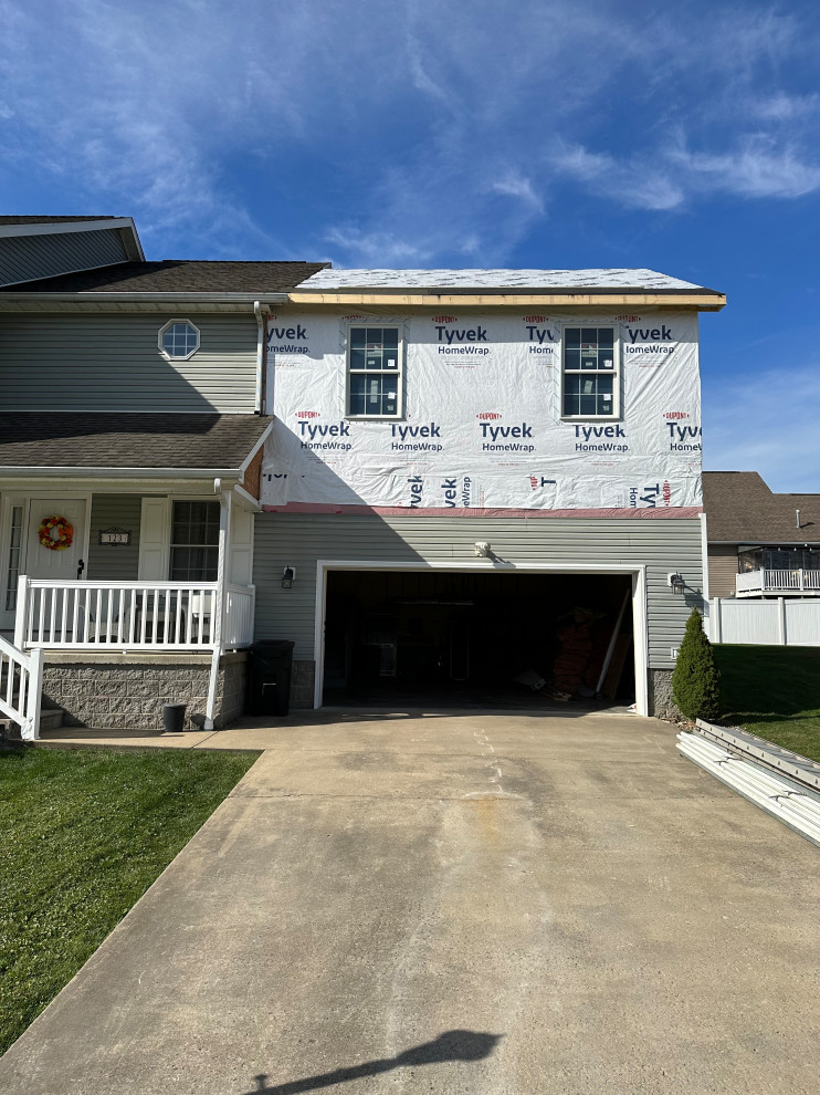 Room addition above a garage