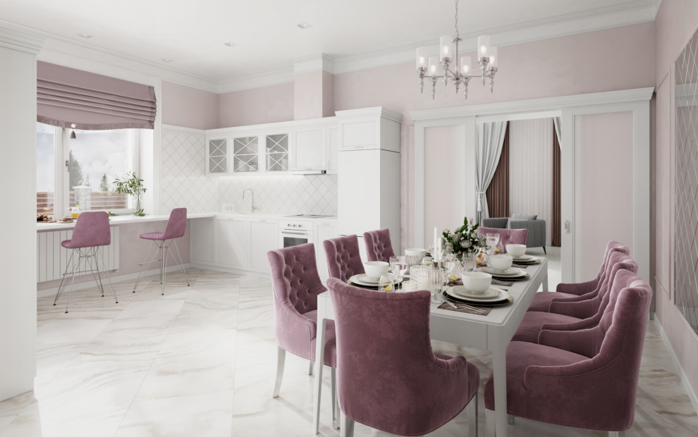 Современный интерьер в коттедже, Нижегородская область