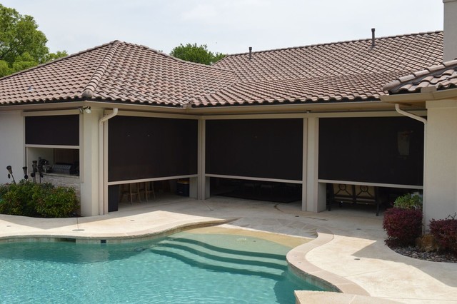 Patio Drop Shades Traditional Patio Dallas By Drop Shade