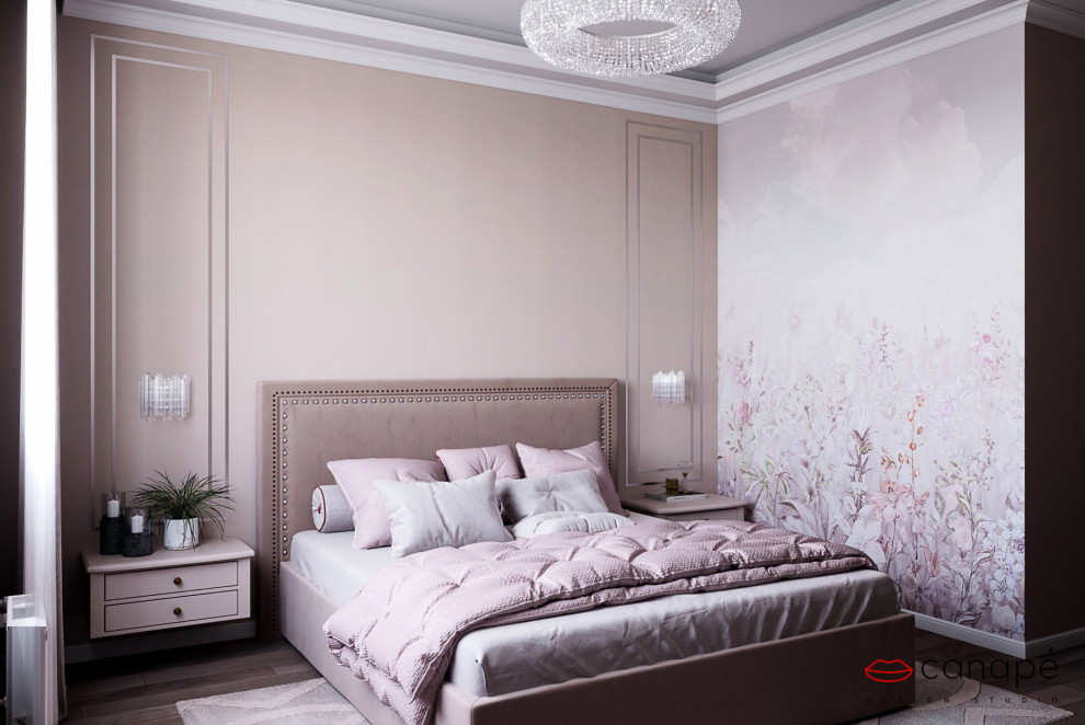 Романтичная квартира в пудровых тонах