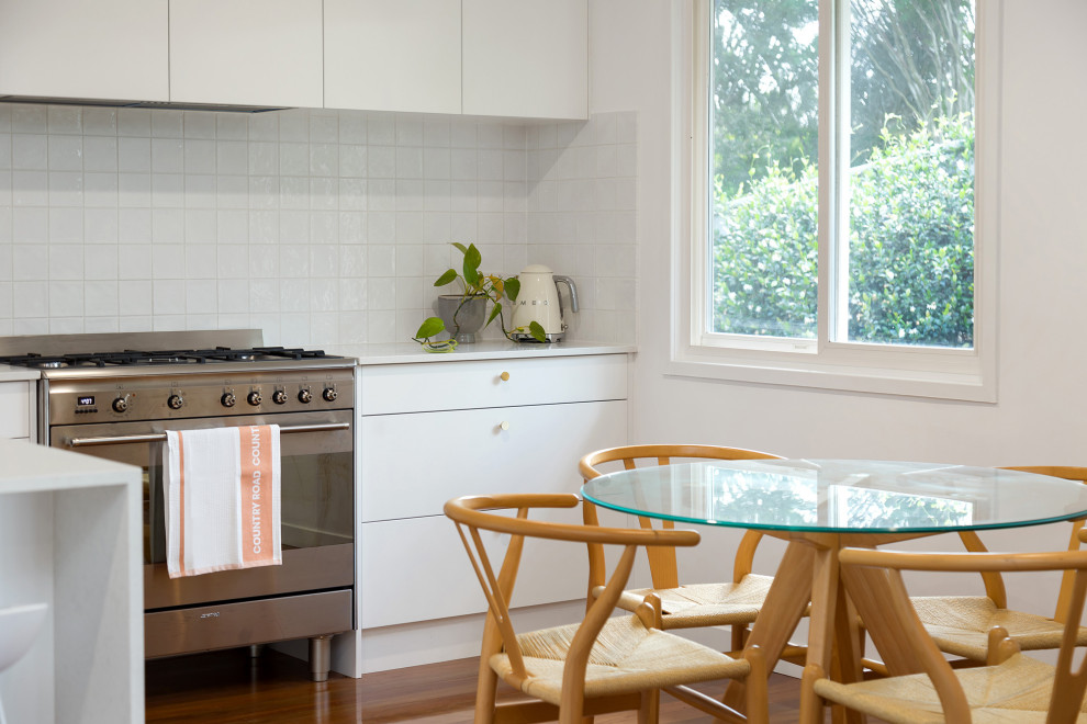 Inspiration for a scandinavian kitchen in Brisbane.