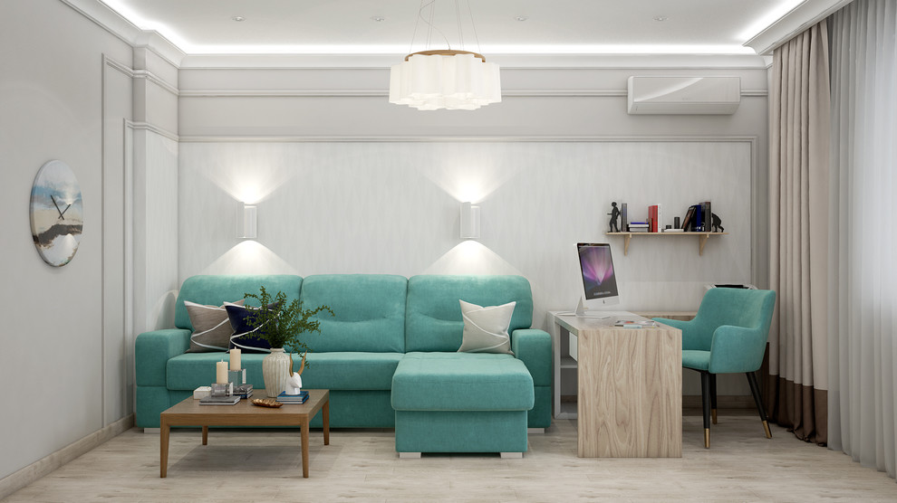 Дизайн проект двухкомнатной квартиры для молодой семьи