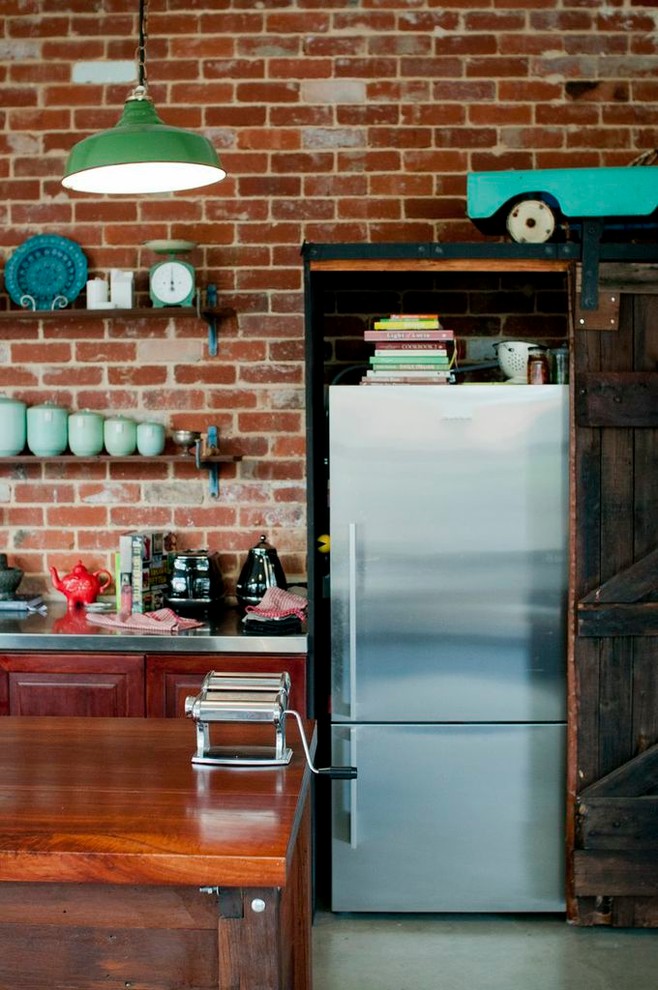 This is an example of an eclectic kitchen in Perth.