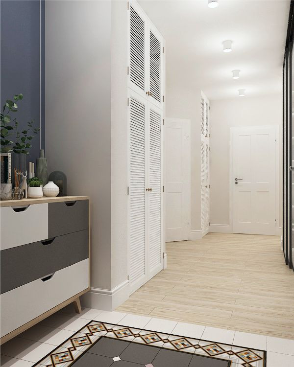 Квартира "Морской бриз" в стиле сканди 90 кв.м. в