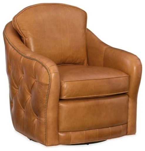 Hooker Furniture CC497-SW-085 30 Inch Wide Swivel Accent Chair from the Hilton - Transitional 