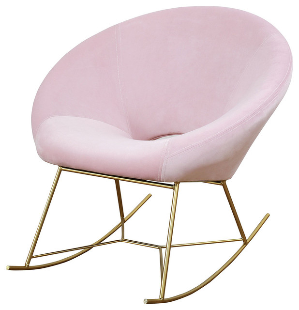 pink rocking chair for nursery
