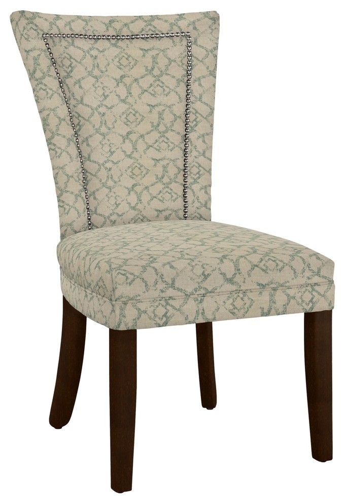 Hekman Woodmark Dining Chair, Medium Orange Transitional