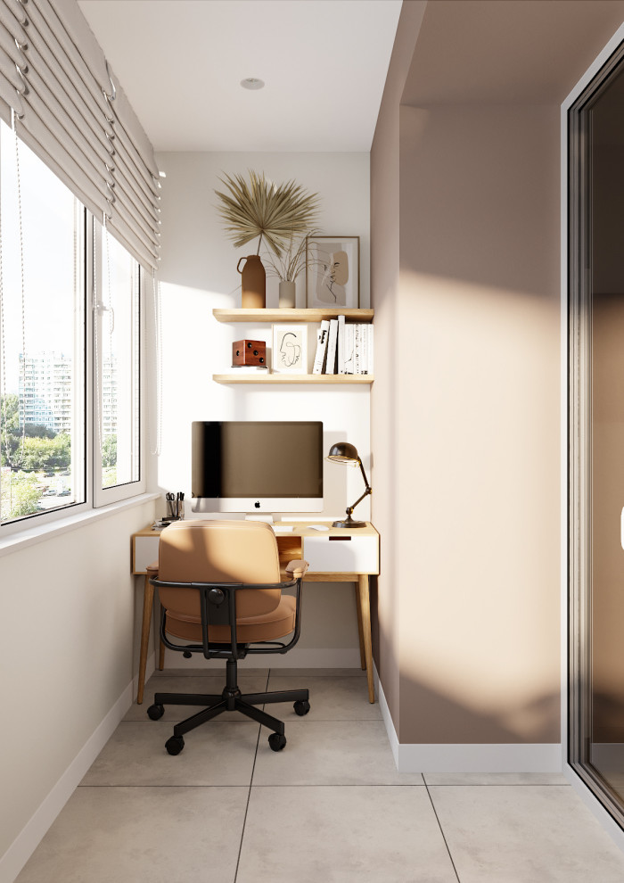 Проект квартиры "Пудра и шоколад"