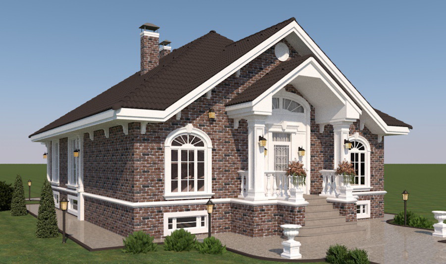 Гармония одноэтажного дома