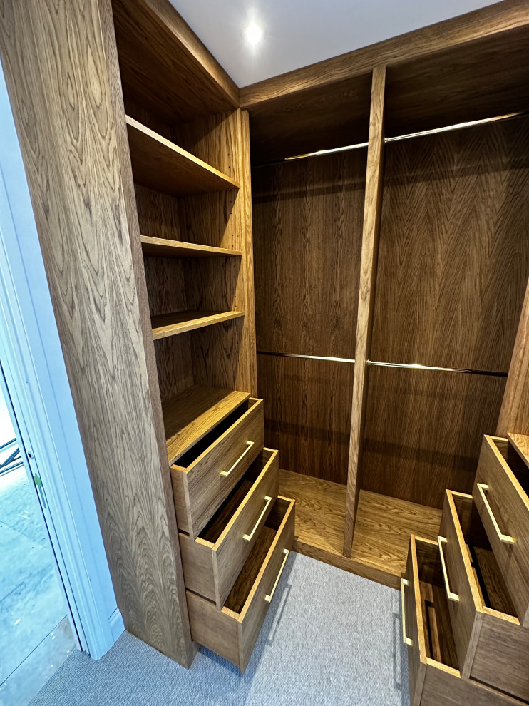 Luxurious dark oak wardrobe