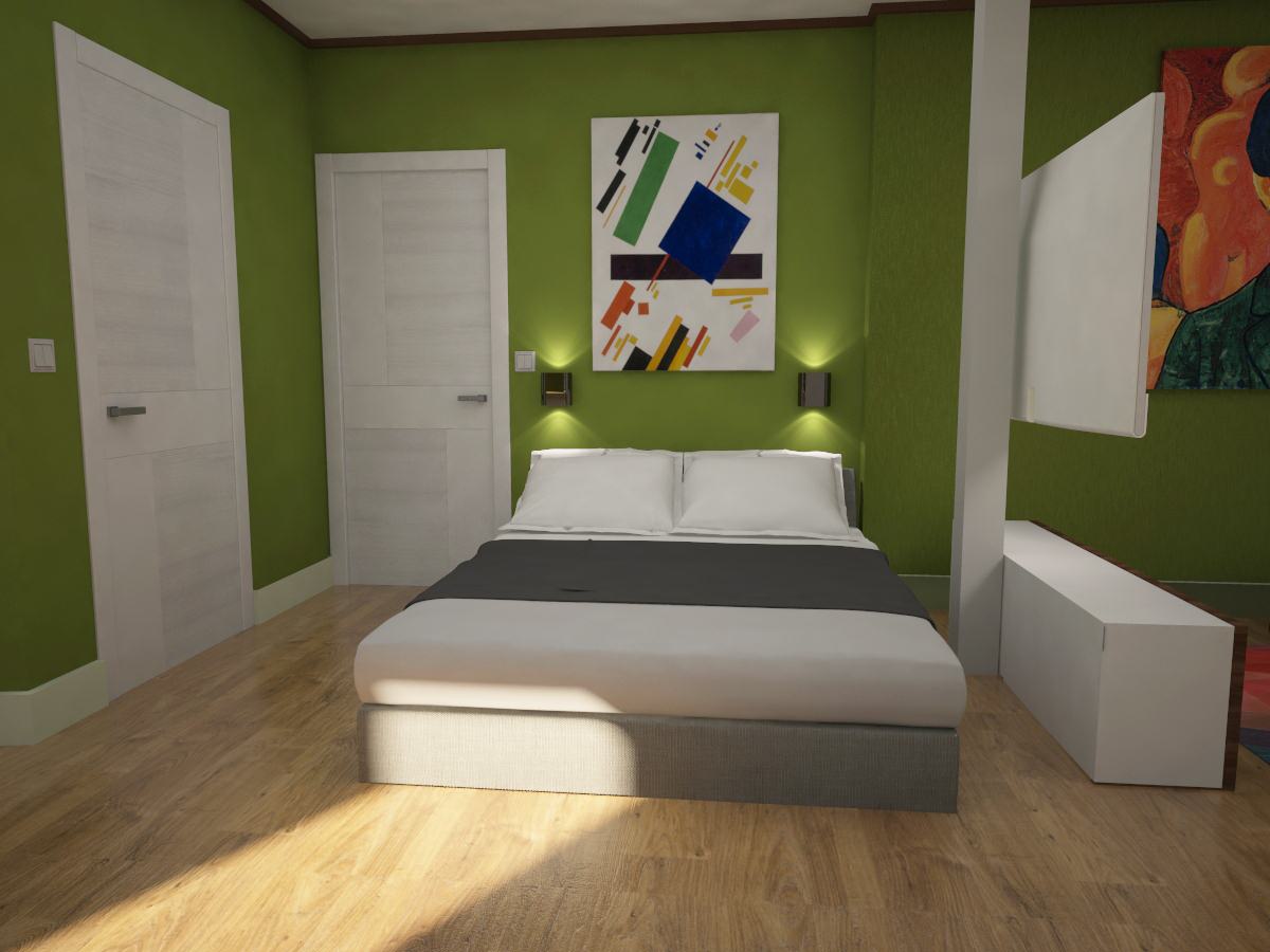 Малевич в интерьере жилой квартирі