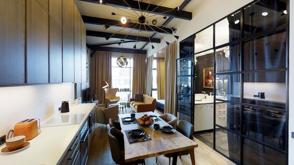 Квартира –студия в стиле Модерн.