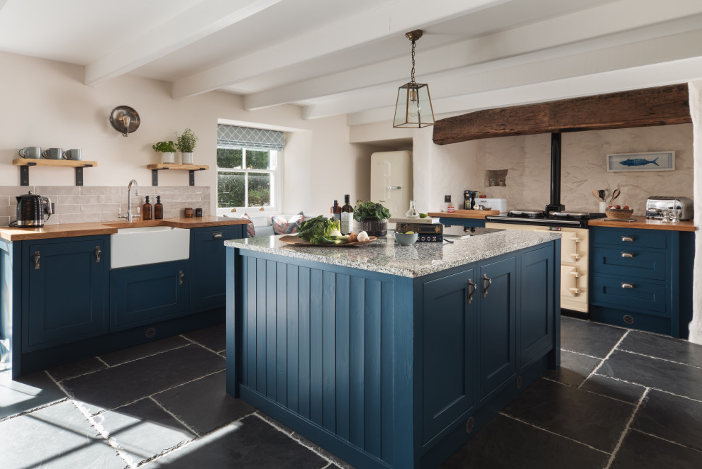 Inspiration for a classic kitchen in Cornwall.