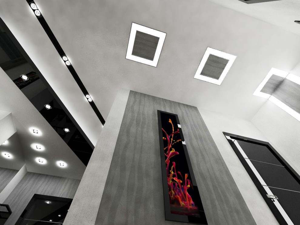 квартира стиль хай тэк + футуризм