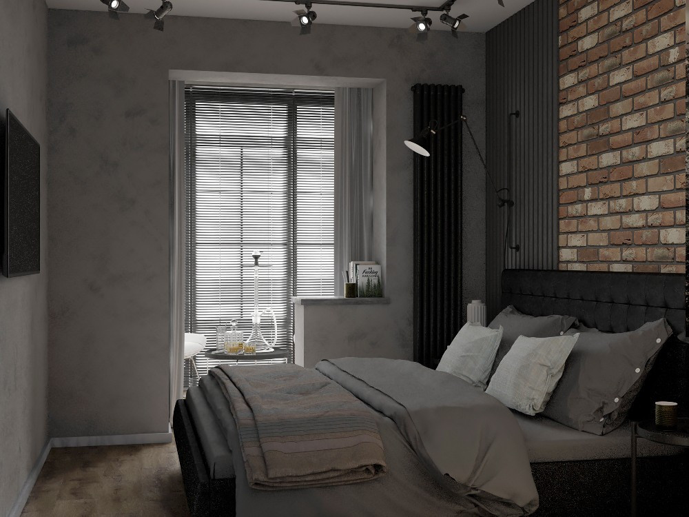Однокомнатная квартира в стиле Лофт