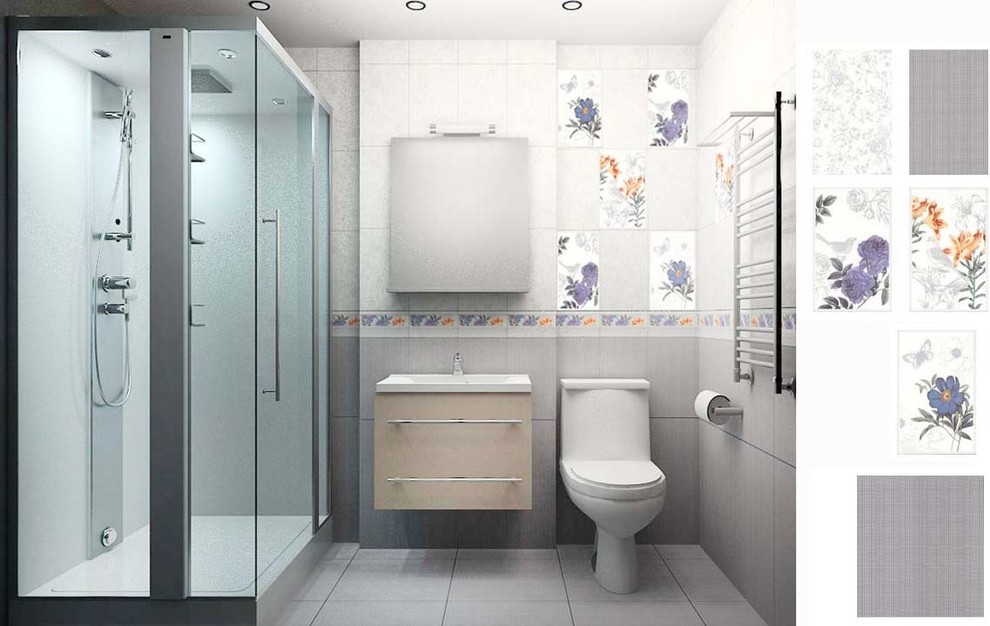 Трехкомнатная квартира.Гостевой сан.узел.