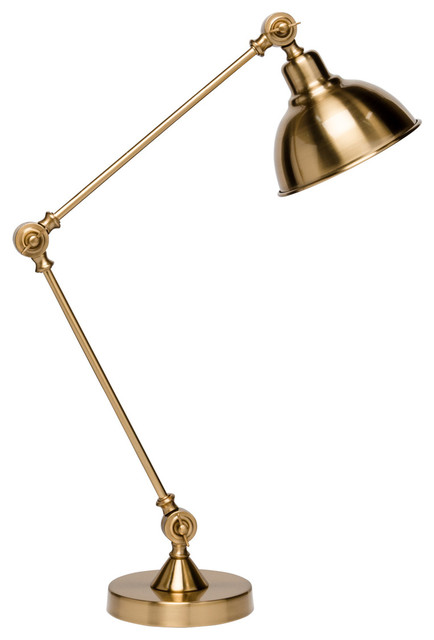 Wallace Table Lamp Antique Brass Traditional Desk Lamps By