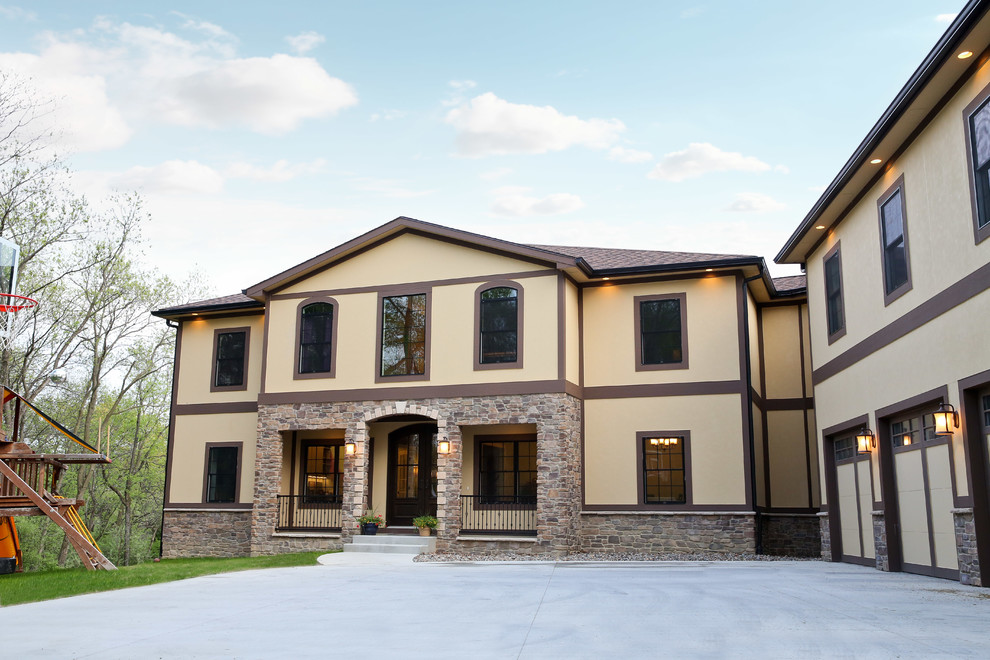Home design - transitional home design idea