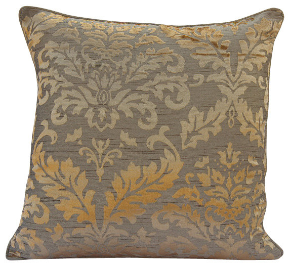 Damask Gold Burnout Velvet Pillow Covers Golden Damask Gold Burnout Velvet Pillow Covers 16 X16 Golden