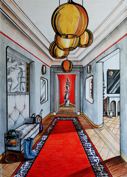 Дизайн интерьера. Эскизы