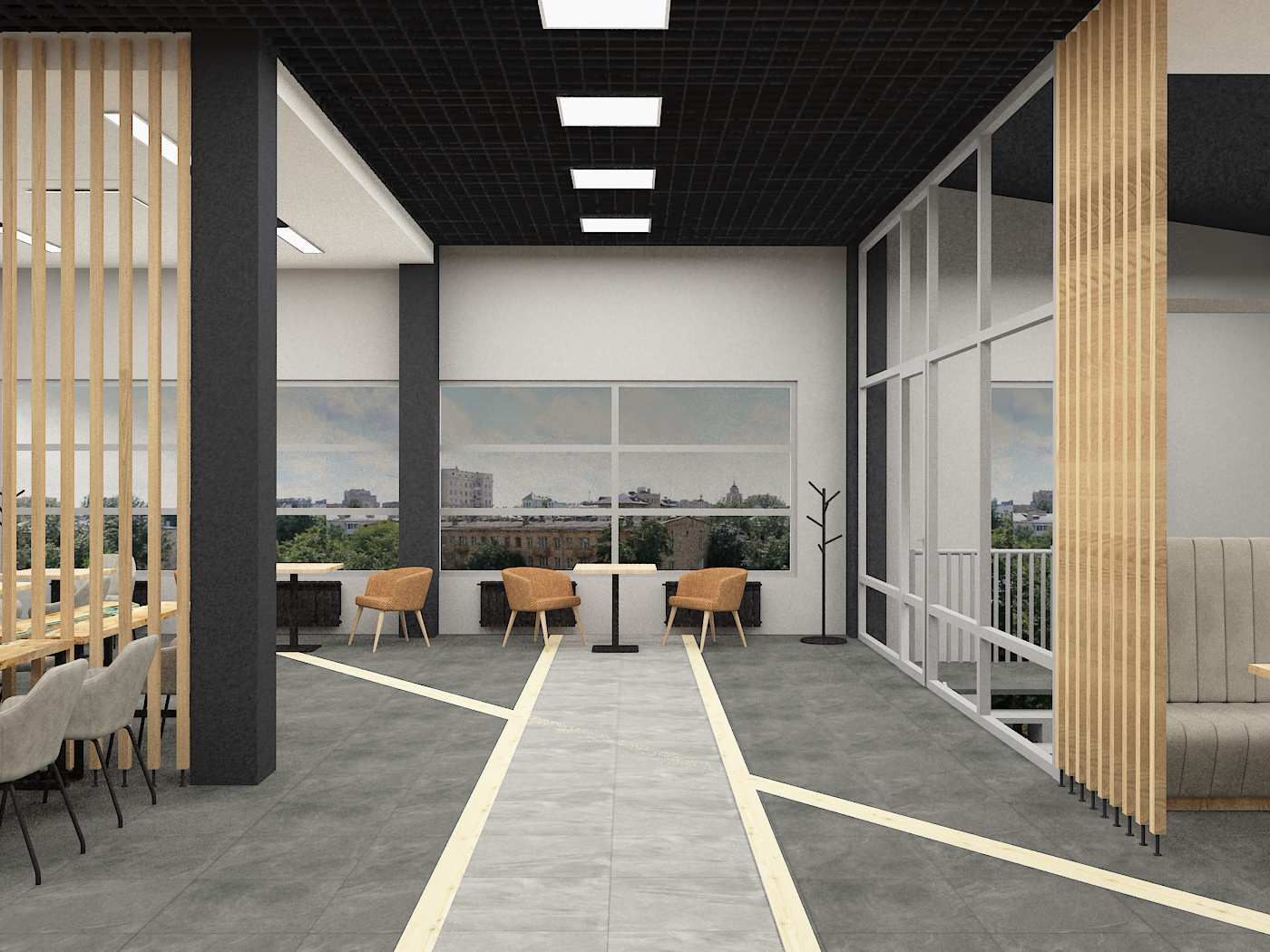 Проект кафе автомойки