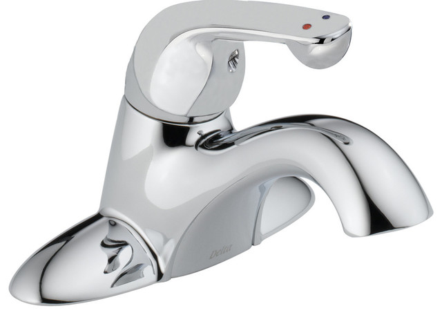 Delta HDF Single Handle Centerset Lavatory Faucet, Chrome, 501LF-TGMHDF