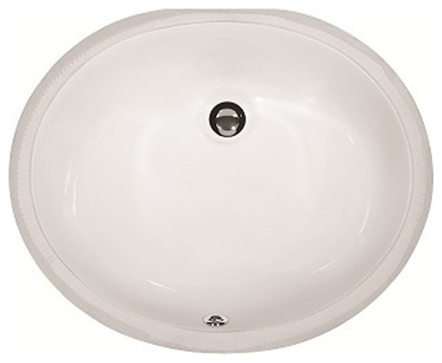 Lottare B&B Porcelain Bathroom Sink, White