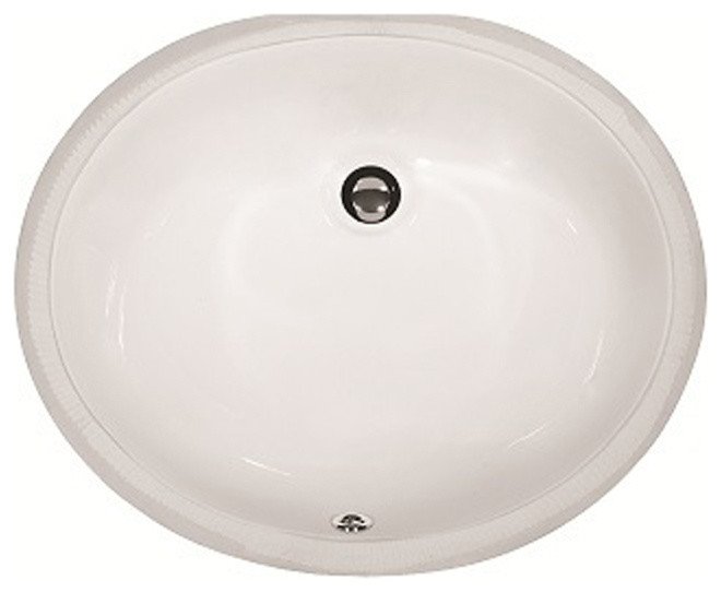Lottare B&B Porcelain Bathroom Sink, White