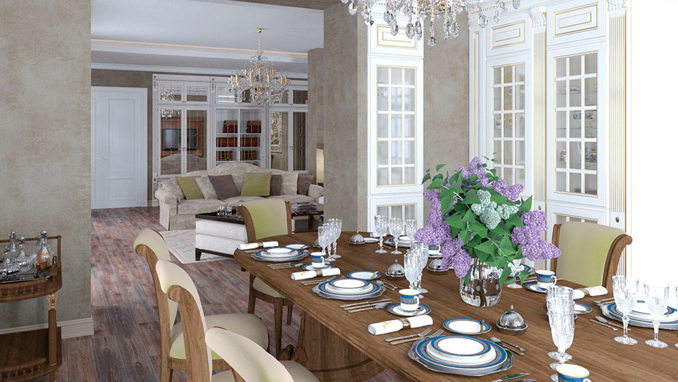 Дизайн-проект интерьера таунхауса в КП "Маленькая Италия"