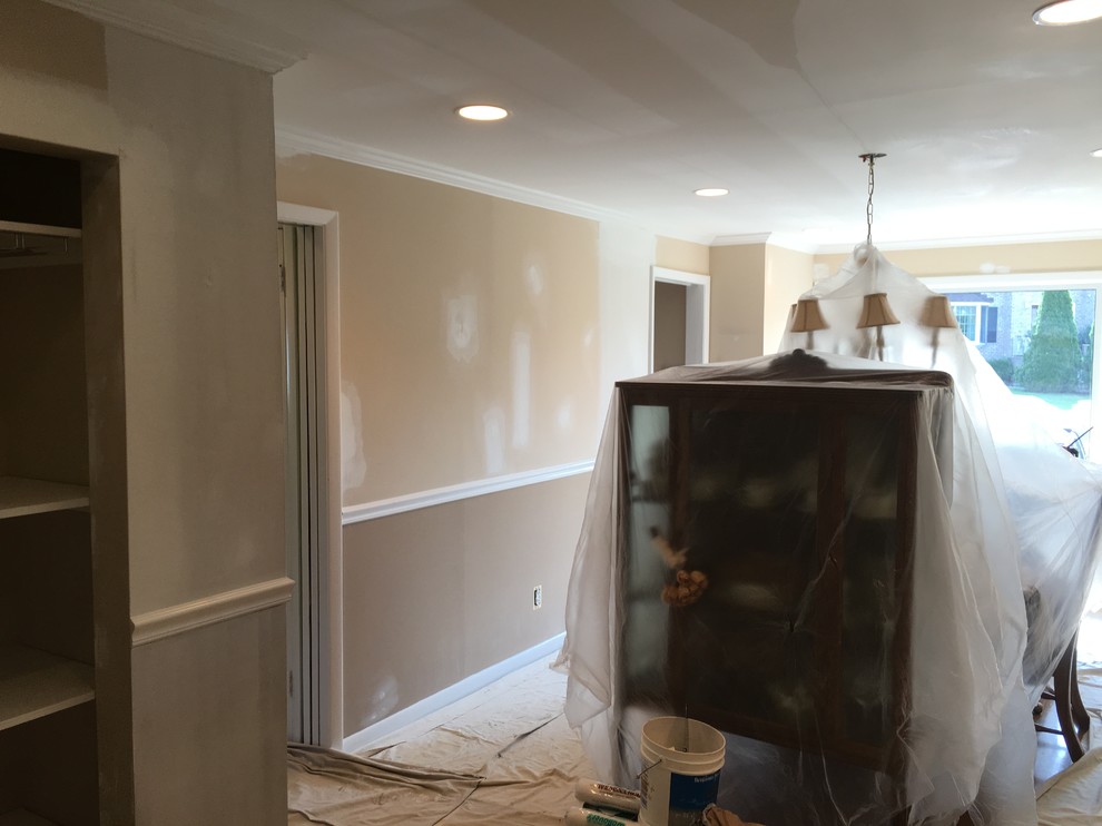 Fresh coat of Paint on Dining room walls