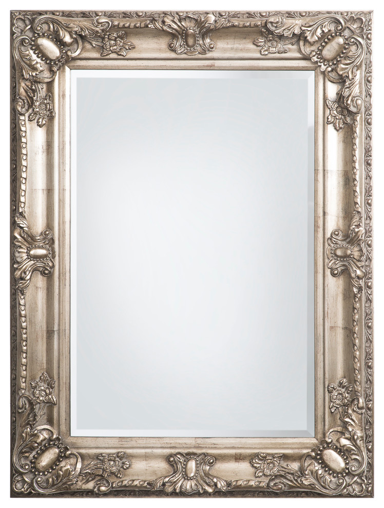 Antique Silver Framed Mirror