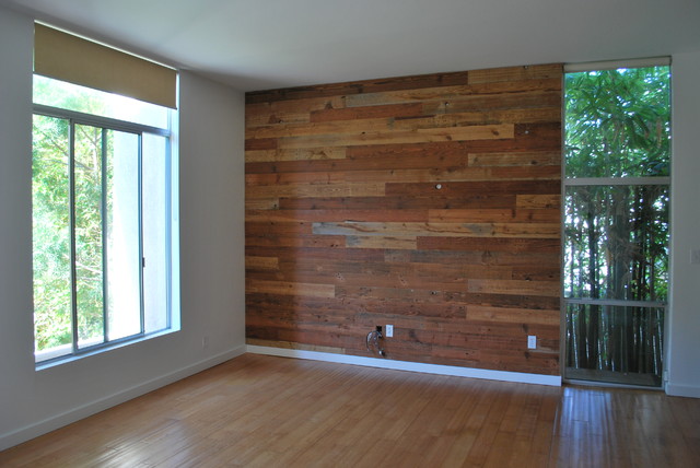 Custom Reclaimed Wood Accent Wall Rustic Salt Lake City By