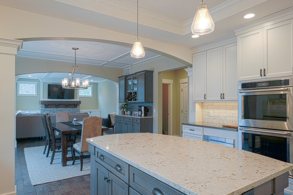 Inspiration for a transitional kitchen remodel in Grand Rapids