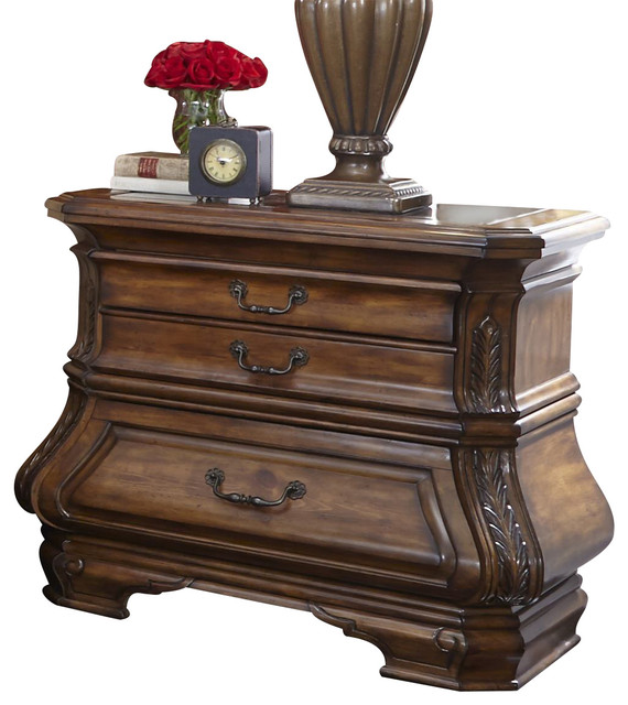 Aico Tuscano Melange Nightstand Melange Traditional Nightstands And Bedside Tables By Emma Mason