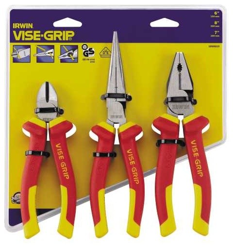 3 Pc. Insulated Plier Set
