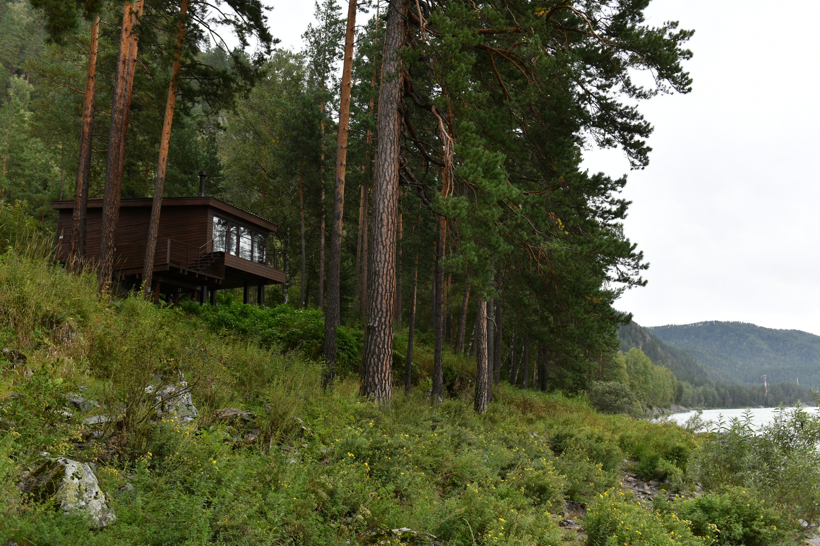 отдельно стоящие дома в эко-отеле Алтика
