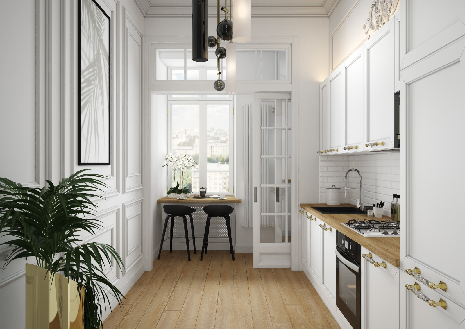 Дизайн и ремонт квартиры на Никитском бульваре — Воздушный замок