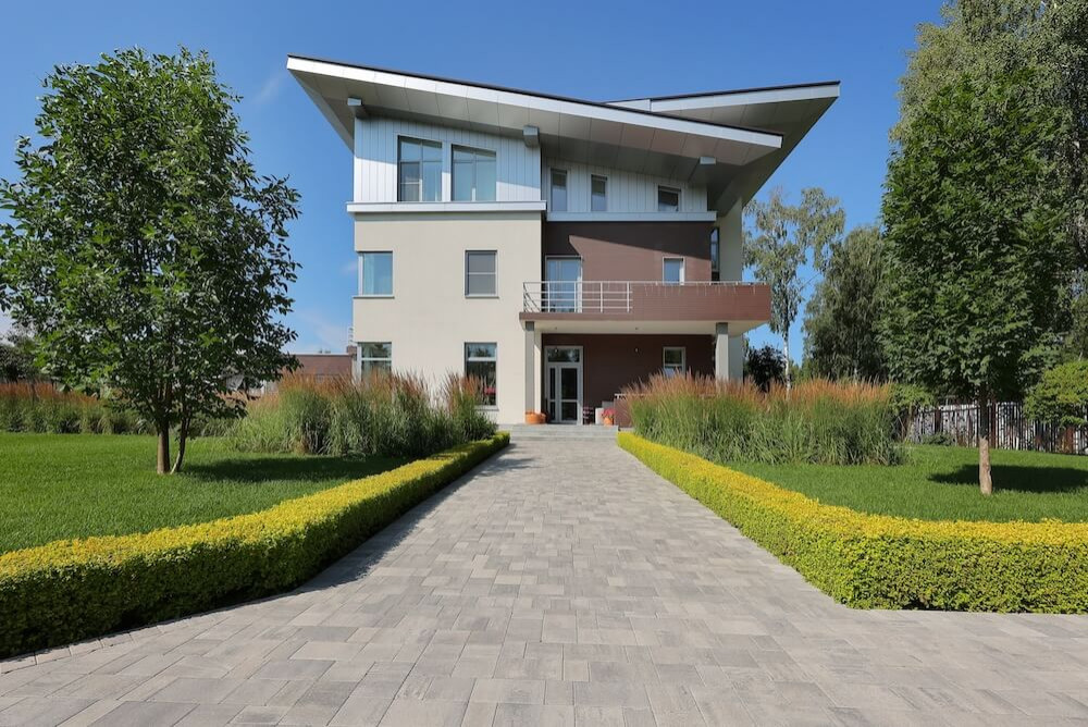 Частный сад "Современный минимализм"