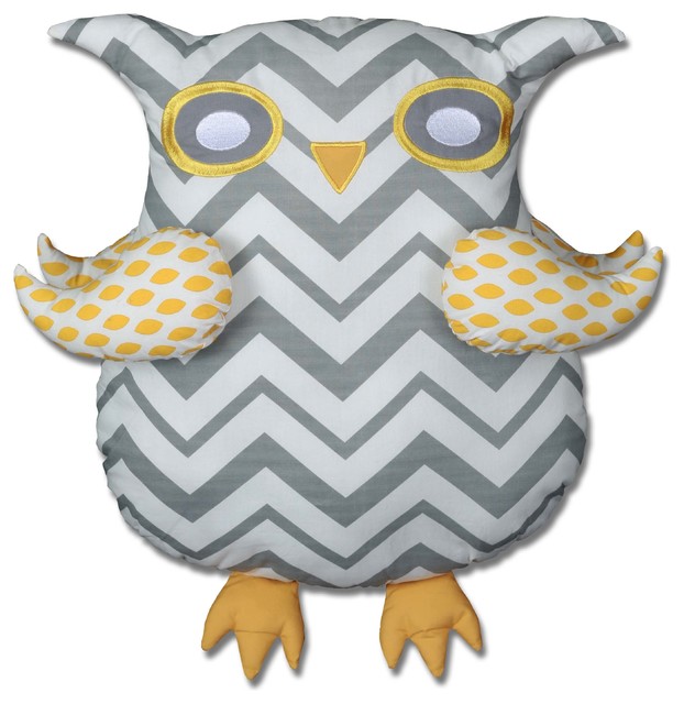 Nightie Night Owl Owl Accessory Pillow Contemporary Decorative