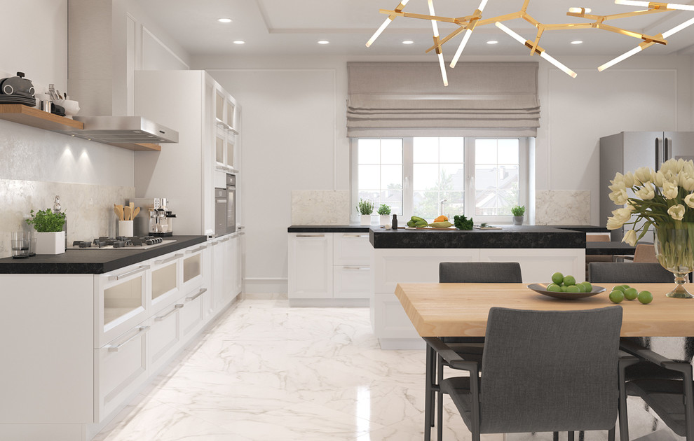 Эклектика в светлом доме