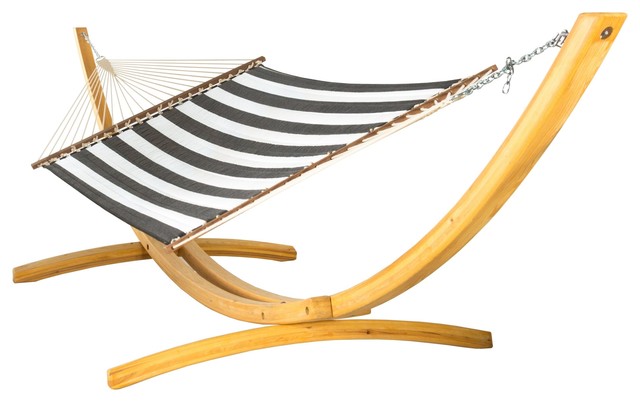 Hatteras Hammocks Large Sunbrella Quilted Hammock, Cabana Classic