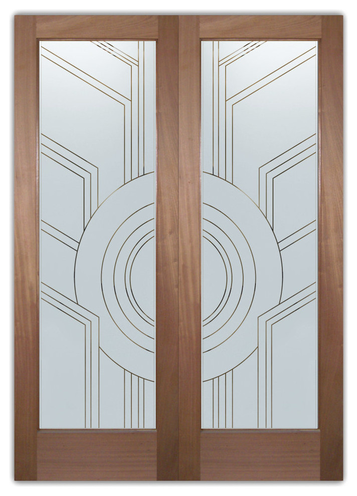 Interior Glass Doors - Obscure Frosted Glass SUN ODYSSEY PS PAIR