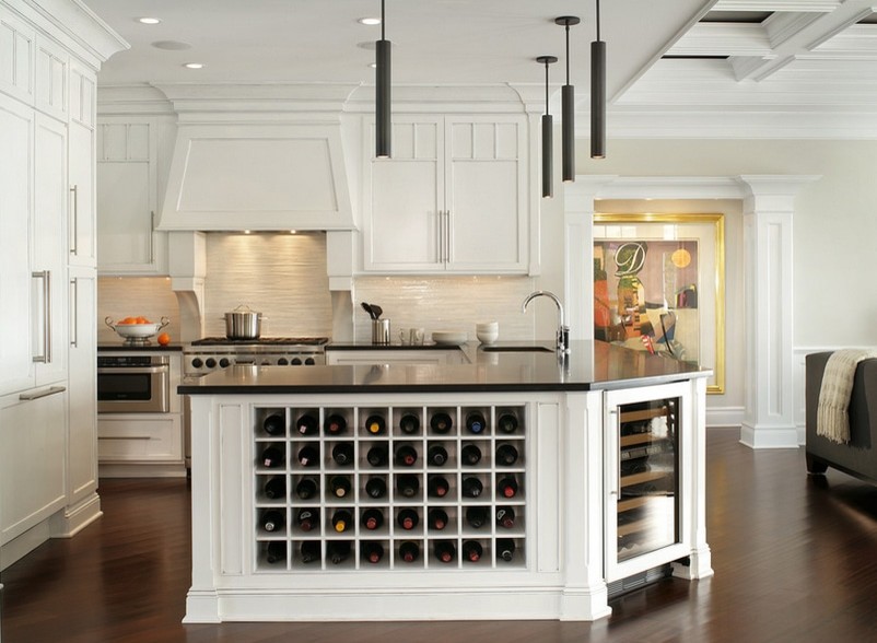 Винные шкафы в интерьере