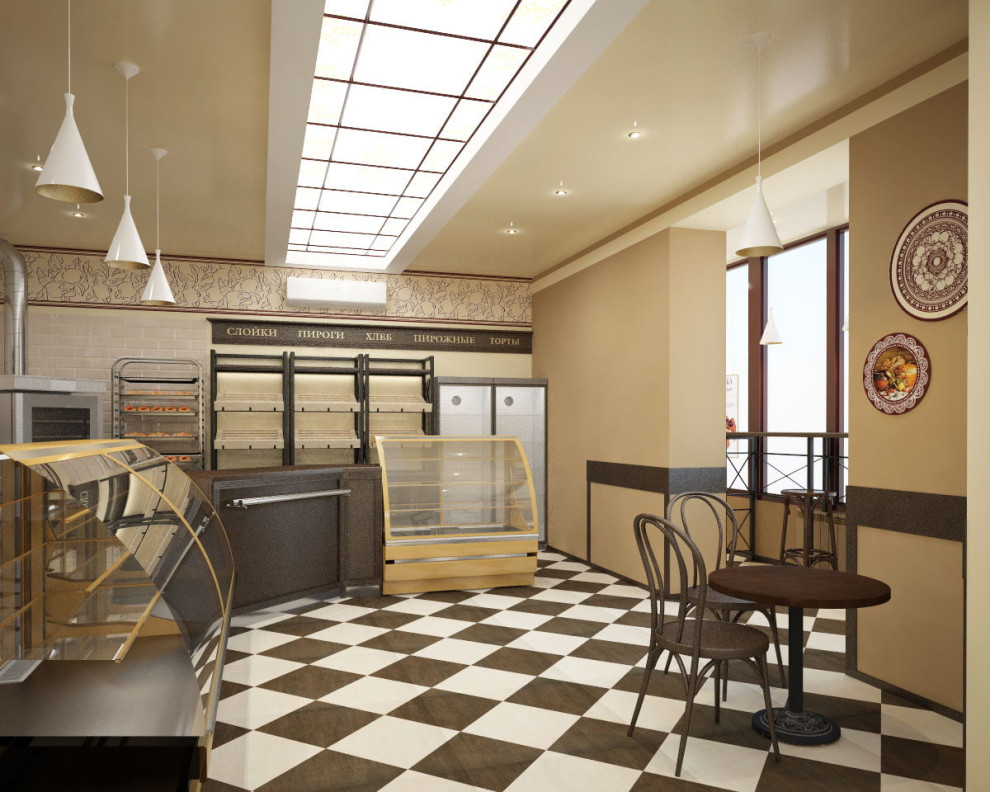 Яблонька | Интерьер кондитерской на пр. Строителей