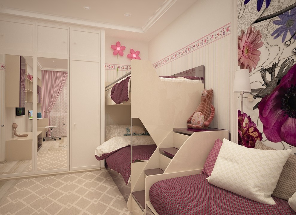 Спальня для трех девочек