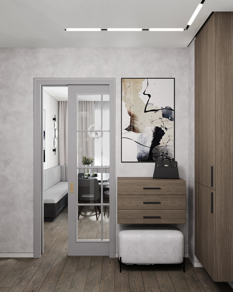 Дизайн интерьера квартиры с открытой террасой в жилом комплексе "Тармо"