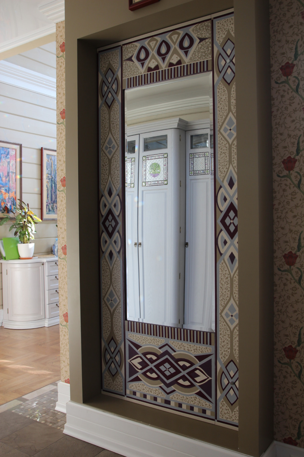 Дом с видом на лес.